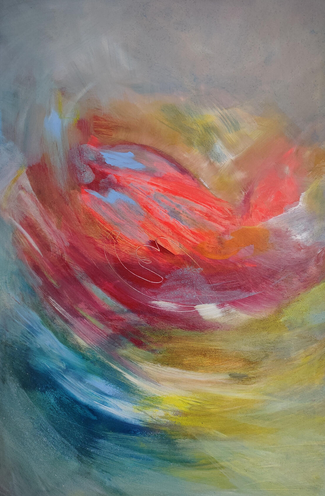 Mit Schwung 1, 50x70cm