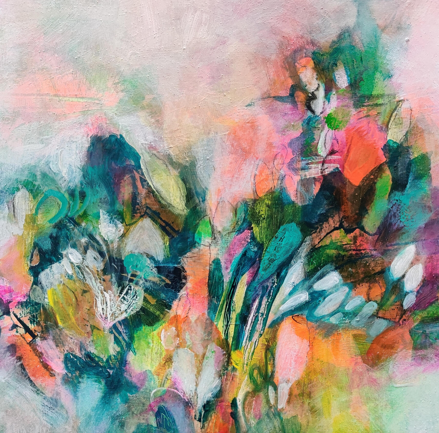 Frühling 2, 40x40cm