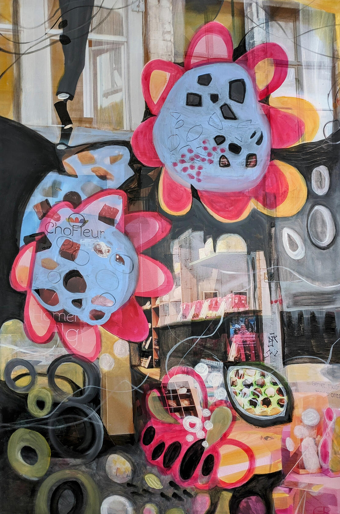 Belgische Pralinen, 80x120cm