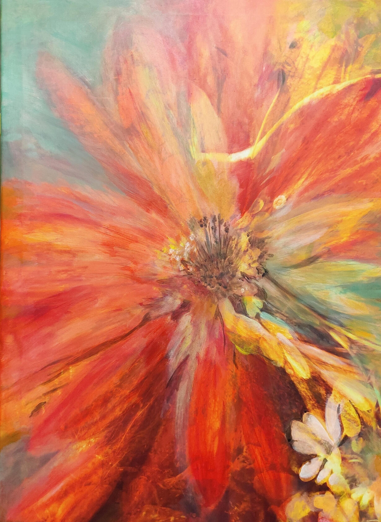 Blüte im Licht, 60x80cm